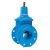 4000E1+ - E1+ valve with flanges, short, with DUPLEX spindle