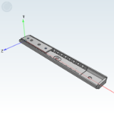 zh24eu - Linear slide rail · 15 series · Light load type · Single section type