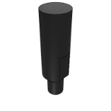 BR59A_C - Pillar Pin - Internal Thread/External Thread/Top Mount - Flat Head