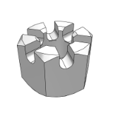 BM21LU - Hexagonal slotted nuts