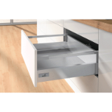 InnoTech Atira Pot-and-pan drawer with railing, Quadro V6, silver - InnoTech Atira Pot-and-pan drawer with railing, Quadro V6, silver