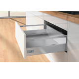 InnoTech Atira Pot-and-pan drawer with railing, Quadro V6, silver - InnoTech Atira Pot-and-pan drawer with railing, Quadro V6, silver