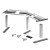 LegaDrive Systems Tischgestell-Set 135°-Winkel - LegaDrive Systems Tischgestell-Set 135°-Winkel