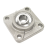 UCF / SS - Flange unit - Stainless steel - Base with 4 mounting points