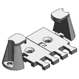 Mounting angle - Polymer - Locking