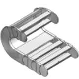 Series 2828 - Crossbars every link (crossbars removable along the inner and outer radius)