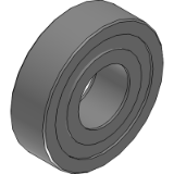 xirodur® B180 Polymer Ball Bearings - Radial deep-groove ball bearings - metric dimensions