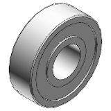 xirodur® B180 Polymer Ball Bearings - Radial deep-groove ball bearings with shield