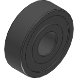 xirodur® F180 Polymer Ball Bearings - Radial deep-groove ball bearings