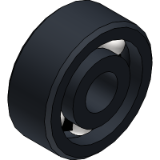 xirodur® S180-polymer ball bearings - Radial deep-groove ball bearings