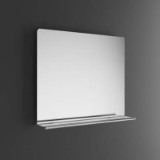 BOLSENA - Frameless mirror. Satin wire