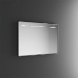 SPALATO EASY RECTANGULAR - Horizontales Front LED Licht. Rechteckiger Spiegel mit Harzrahmen