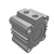 AF/ADF-MS - Cilindro compacto / cilindro de rascador de bobina (MS)
