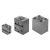 K1859 - Cilindros de bloque hidráulicos con rascador de metal y retroceso por muelle, efecto simple o doble