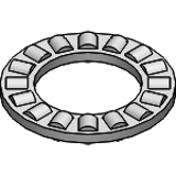 Cylindrical Roller thrust bearings and cage assemblies