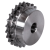 MAE-ZKR-ZRS-24B-2 - Double-Strand Sprockets, One-Sided Hub, ISO 24 B-2, Pitch 1 1/2 x 1", Material C45