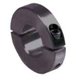 MAE-GET-KLR-S-BR - Shaft Collars, Clamp Collars, Double-Split - Type S, Steel C45, black oxide finish