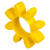 MAE-ZKR-STRD-92A-GELB - Zahnkränze für elastische Kupplungen, Standard, 92° Shore A, Material Polyurethan, gelb