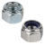 DIN 982-SKM-KL-Teil-HOCH - Nuts DIN 982 (similar DIN EN ISO 7040) with Polyamide Insert, thick Version