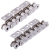 DIN ISO 606-E-RK-K2-WL-2XP-RF - Cadenas de rodillos con placas de gran ángulo similares a DIN ISO 606 (ex DIN 8187-2), A partir de K2, distancia entre placas 2 x p, acero inoxidable