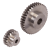 MAE-SR-GG25-3-5-1GG-RH - Worm Gears Made from Cast Iron (GG25) with Hollow Teeth, Single-Thread, Right Hand