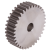 MAE-STZR-M2.5-ON-B25-C45 - Spur Gears Made from Steel C45, without Hub, Module 2.5, Tooth Width 25 mm