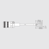 Motor power cable