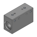LHSSWN - Linear Bushing Housing Units with Dowel Holes - Tall Block - Double Type