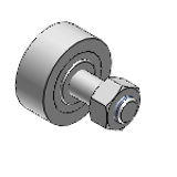 CFFRU - 聚氨酯包覆型凸轮轴承随动器 - 螺丝刀槽型 - 平头型 - 无密封型 -
