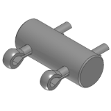 CLGN, CLGHN, PCLGN, PCLGHN, GCLGN, SCLGN, SCLGHN, GSCLGHN - Perni girevoli - Con coppiglia - Dimensione L specificabile (Incrementi di 0.1mm)