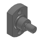 SL-SFXEC, SH-SFXEC, SHD-SFXEC - (Precision Cleaning) Cantilever Shafts - Flanged, Threaded End