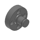 SL-SFXFA, SH-SFXFA, SHD-SFXFA - (Precision Cleaning) Cantilever Shafts - Flanged, Retaining Ring Groove - Round