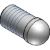 AFPQNA, AFPQHNA, AFPQND, AFPQHND - Locating Pins - High Hardness Stainless Steel - Sphere Large Head - Threaded - P,L,B,Specify Type