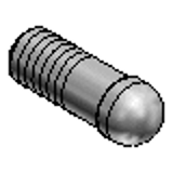AKFQNA, AKFQND - 定位销 高硬度不锈钢 大头球面型 -DP公差选择- 外螺纹型