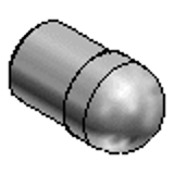 AKFQTA, AKFQTD - 定位销 高硬度不锈钢 大头球面型 -DP公差选择- 内螺纹型