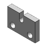 AJSCC, AJSCCM, AJSCCS - Blöcke für Stellschrauben - Ausführung für seitliche Montage - kompakte T-Form
