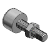 UNST - 冲击吸收挡块 -带低弹性橡胶螺栓-