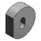 KJBHSCD, KJBHSCDS - Manchons pour dispositifs de serrage de contrôle-Coupe en D ovale