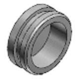 KJRUB - Buchsen für Prüfeinrichtungen, für Kunststoffplatten - dünnwandige runde Ausführung