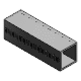 FGSTAQ - Montants de console –Configurable  longueur creuse avec échelle-