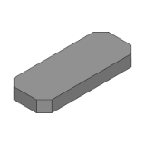 HFMDA - 6面铣削 安装板・支架 - 外径尺寸自由指定型 - - HFMDA -