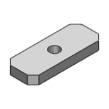 HFMSA - 6面铣削 安装板・支架 - 外径尺寸自由指定型 - - HFMSA -