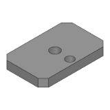 HRMCB, HUMCB - 平条/铝合金轧制材料 安装板・支架 - B尺寸选择型・B尺寸自由指定型 - - HRMCB/HUMCB -