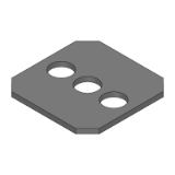 JTBAS - 金属板 安装板・支架 - 自由尺寸型 - - JTBAS -