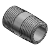 SGCNP, SUCNP - Raccordi per tubi in acciaio a bassa pressione -Con rivestimento di tenuta - Raccordi per tubi in acciaio -Nippli rotondi-
