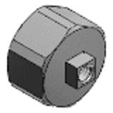 FJCX, FJCXS - 浮动接头 -超短 带偏角功能外螺纹安装型- 内螺纹（外螺纹气缸用）