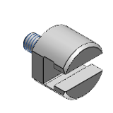 FJMW, FJMWS - 浮动接头 - T形槽支座型 - 通孔・外螺纹型 -