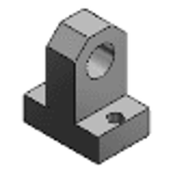HKNAS - Dicke Gelenklagergrundplatten - Maß A kompakt - konvexe T-Form - W Standard