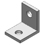 HBLSP6 - 박형 브라켓 - 6시리즈(홈 폭8mm)알루미늄 프레임 용 -