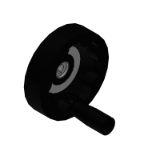 C-PHSFM - Economy Type Solid Disk Handwheels - Retractable Handle